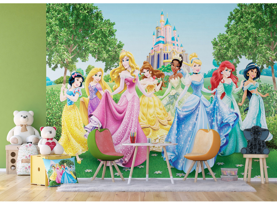 Detská fototapeta DISNEY - Všetky princezné - 360x254 cm