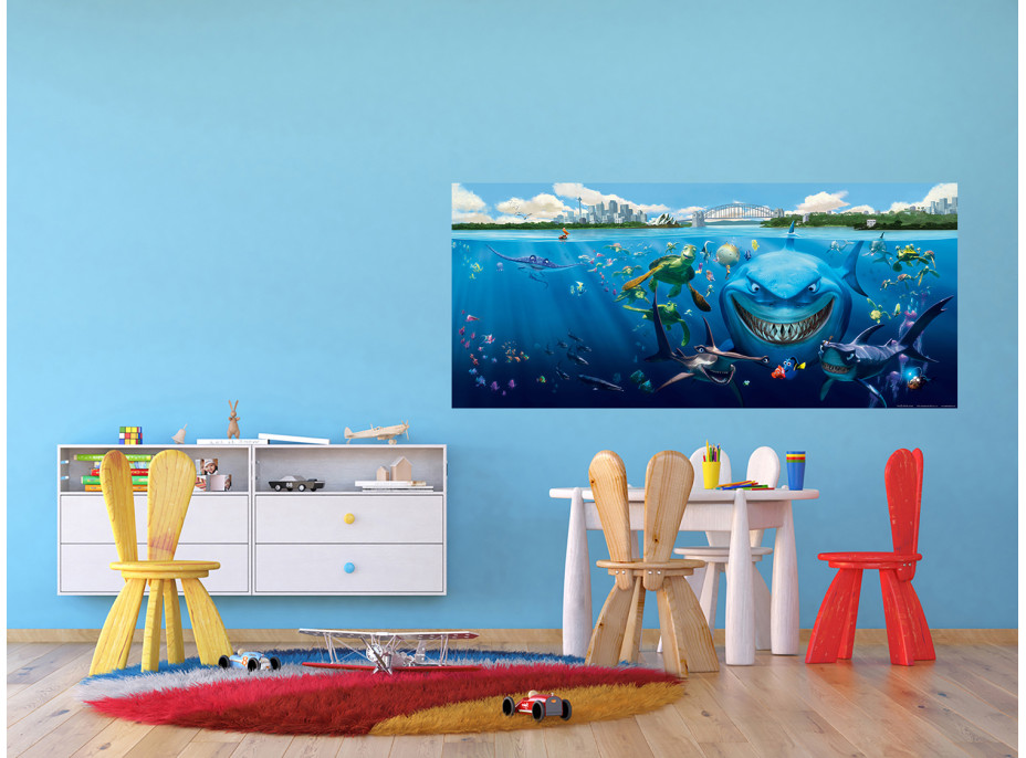 Detská fototapeta DISNEY - Nemo a všetci ostatní - 202x90 cm