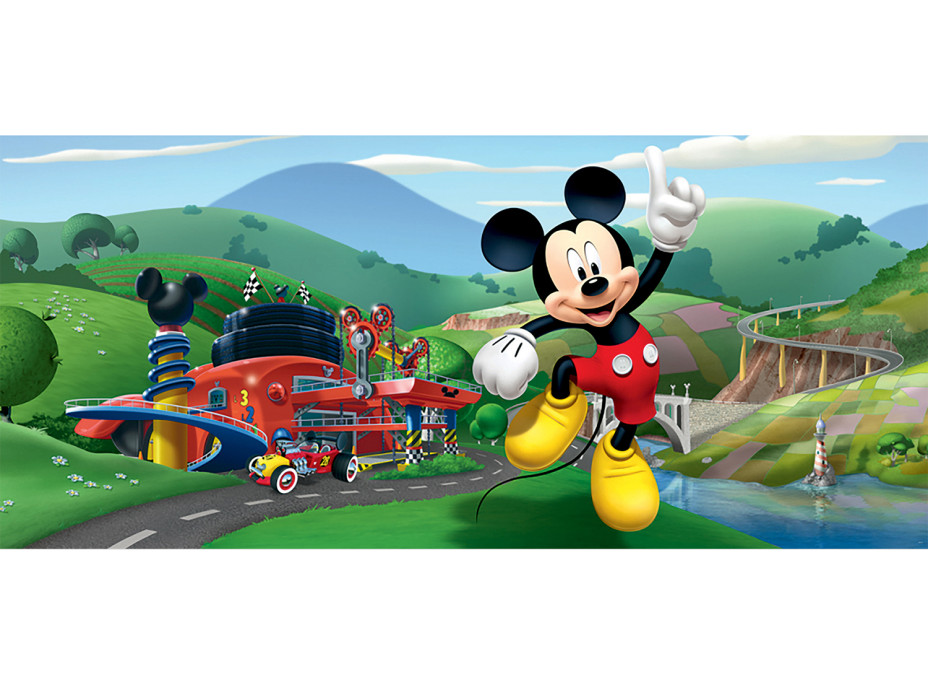 Detská fototapeta DISNEY - Mickey Mouse má nápad - 202x90 cm