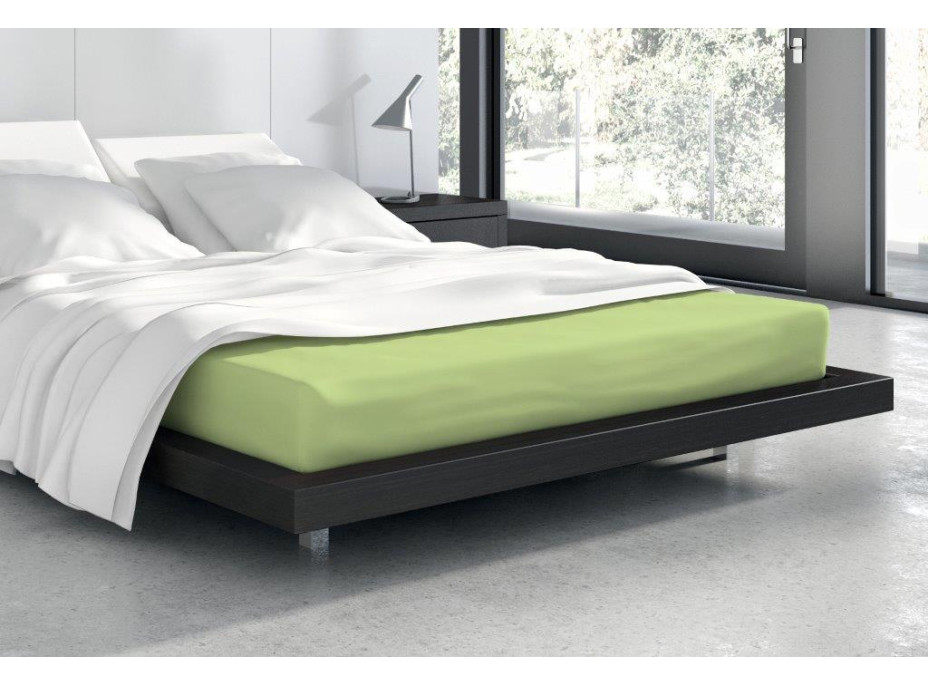 Froté prestieradlo VANILLE 200x180 cm - zelené