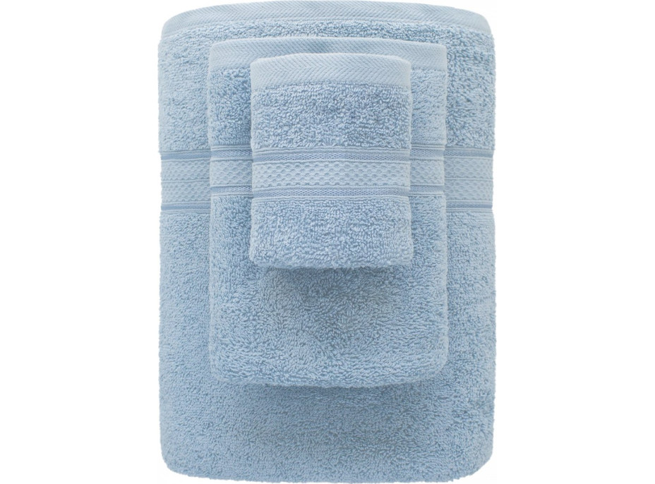 Bavlnený uterák VENA 50x90 cm - svetlo modrý