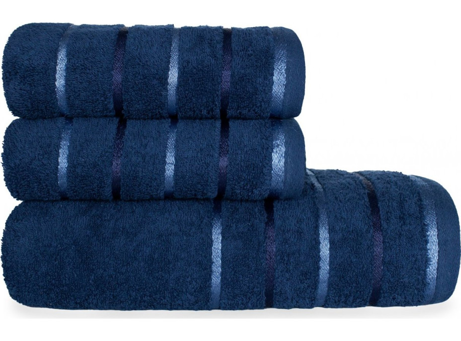 Bavlnený uterák FRESH 50x90 cm - tmavo modrý