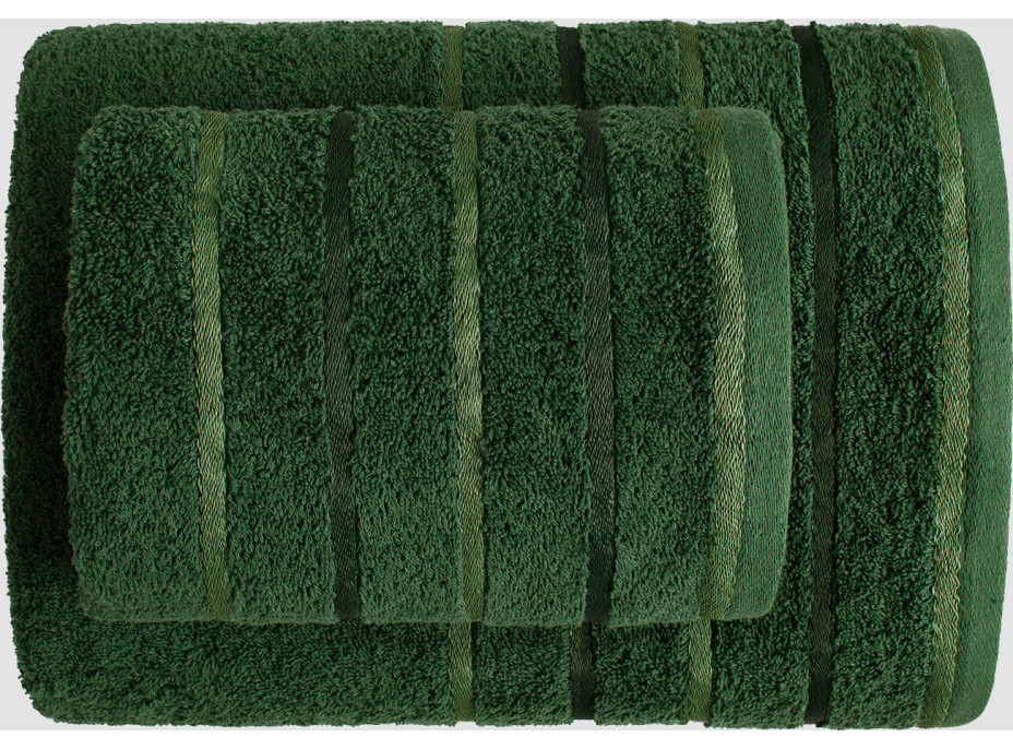 Bavlnený uterák FRESH 50x90 cm - tmavo zelený