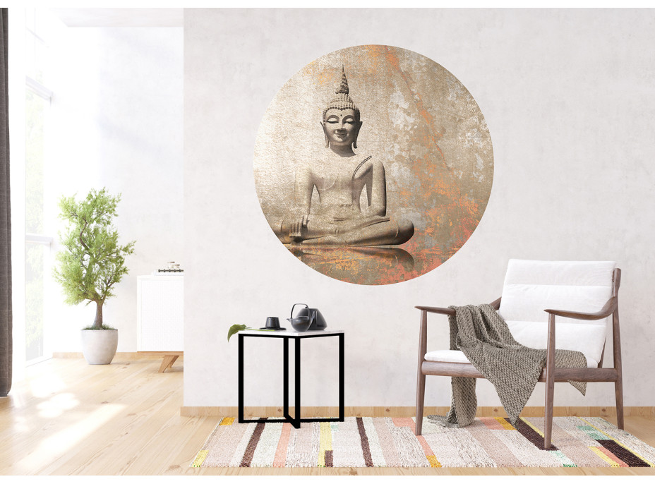 Moderné fototapety - Budha - guľatá - 140 cm