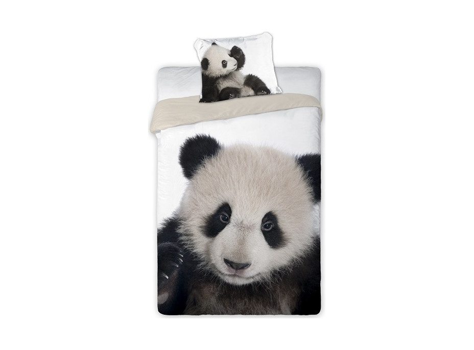 Bavlnené obliečky WILD Panda - 160x200 cm
