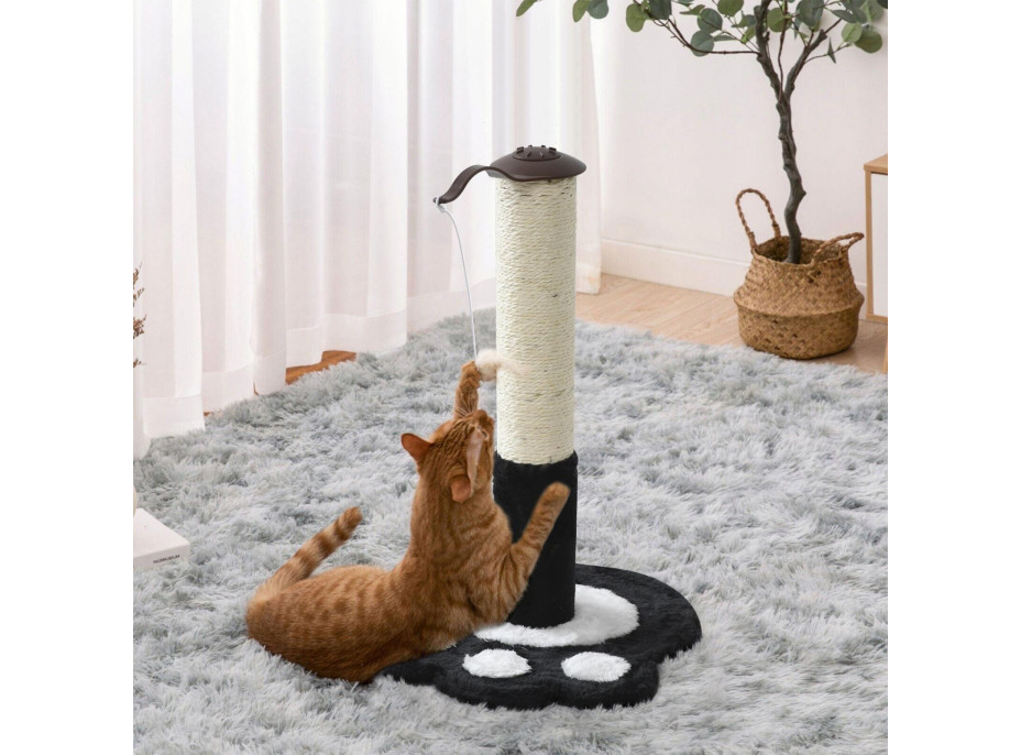 Mačacie škrabadlo 43 cm - čierne
