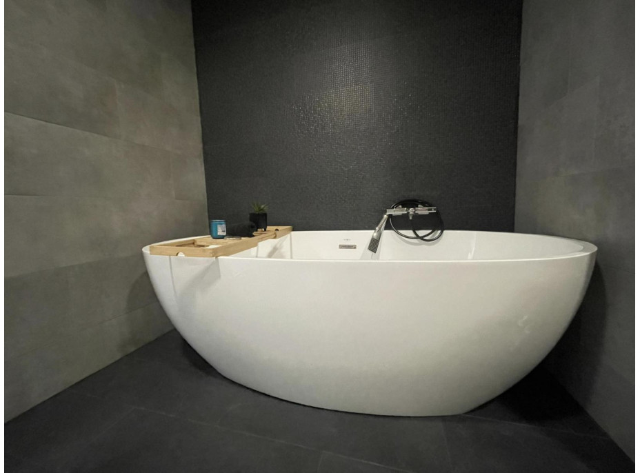 Voľne stojaca akrylátová vaňa MEXEN ERIS 170x85 cm - biela, 53441708500