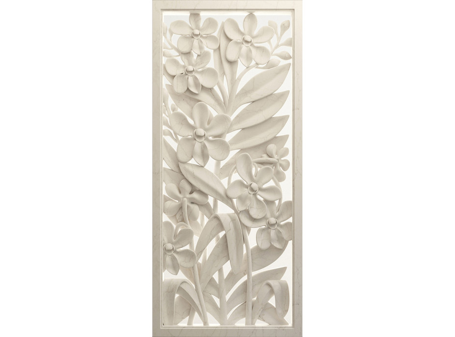 Moderné fototapety - 3D kvetinový reliéf - 90x202 cm