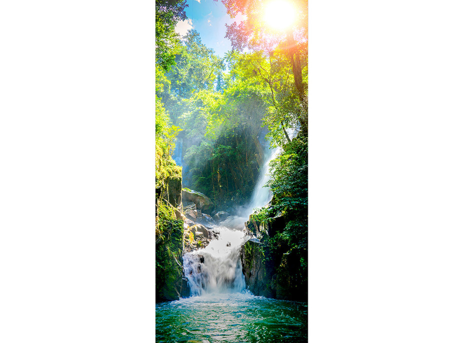 Moderné fototapety - Vodopád v džungli - 90x202 cm