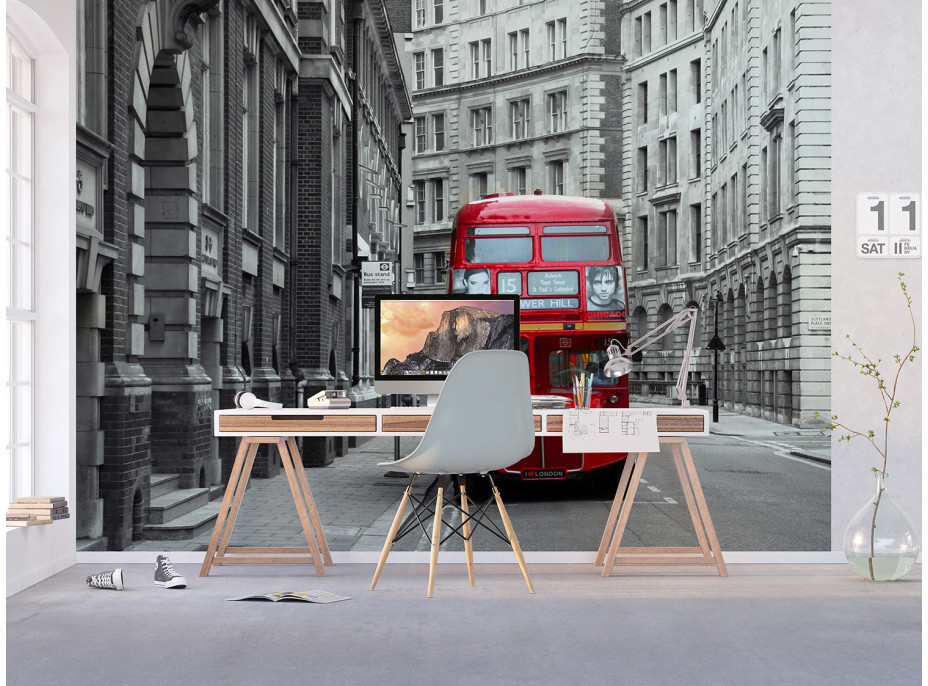 Moderné fototapety - Autobus v Londýne - 360x270 cm
