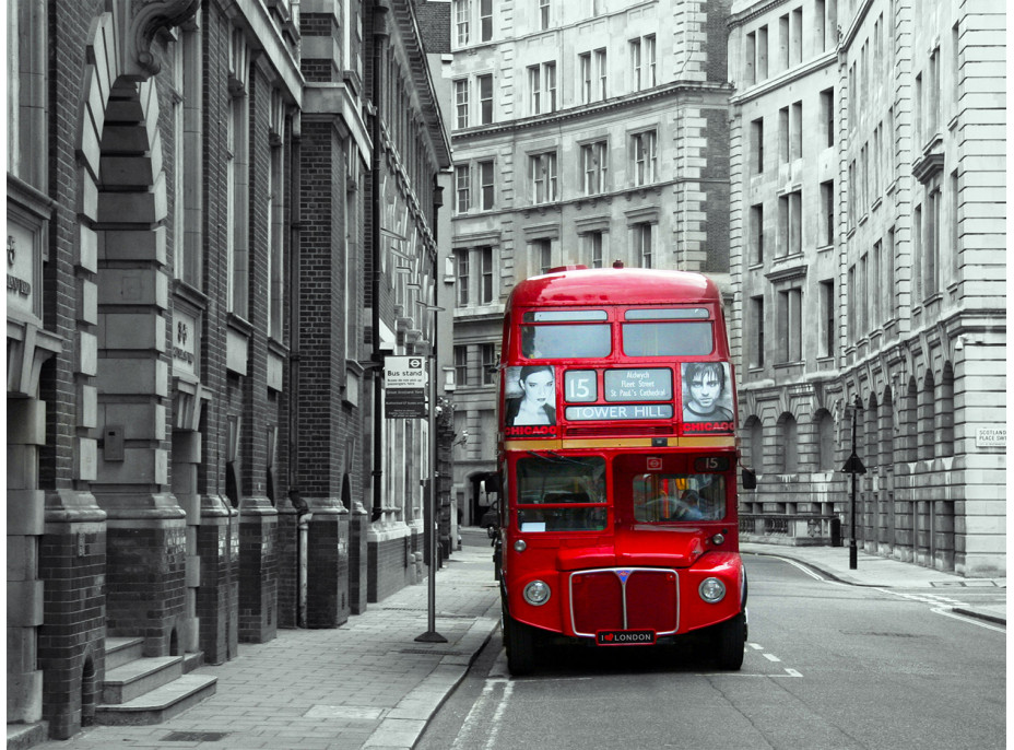 Moderné fototapety - Autobus v Londýne - 360x270 cm