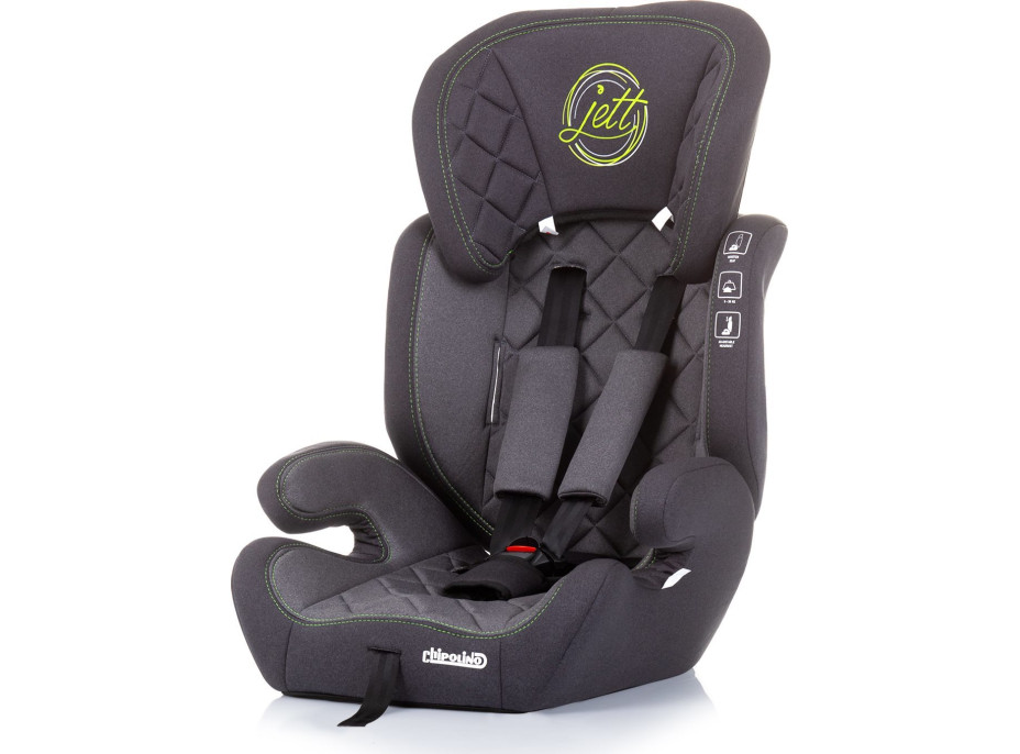CHIPOLINO Autosedačka Jett 9-36 kg Graphite