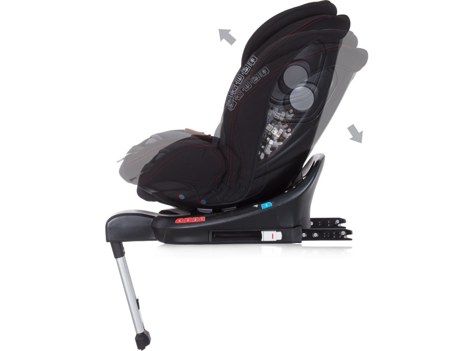 CHIPOLINO Autosedačka Lego otočná 360 Isofix 0-36 kg Raven