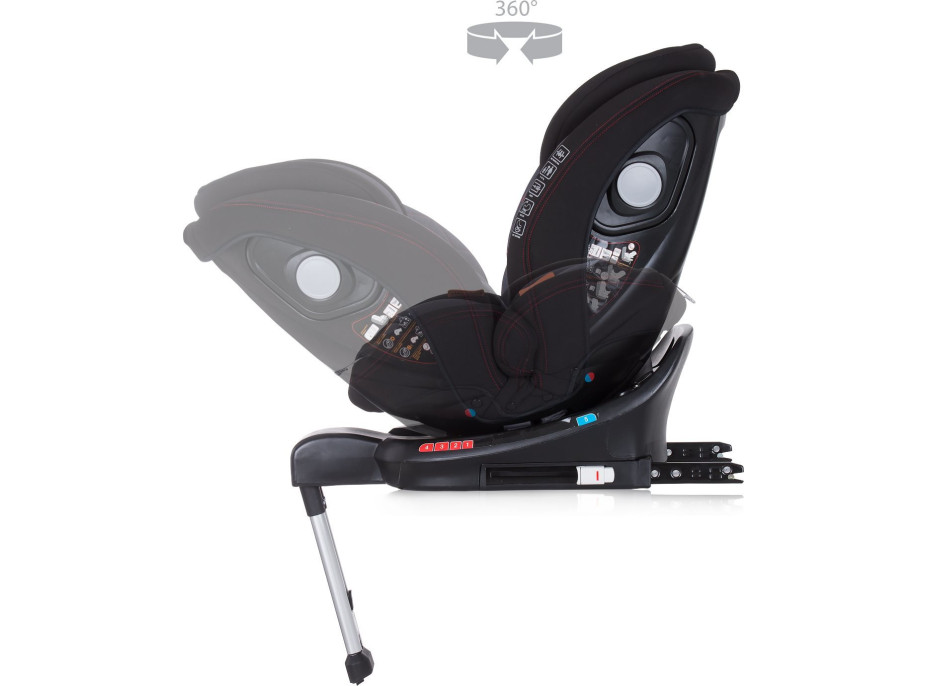 CHIPOLINO Autosedačka Lego otočná 360 Isofix 0-36 kg Raven
