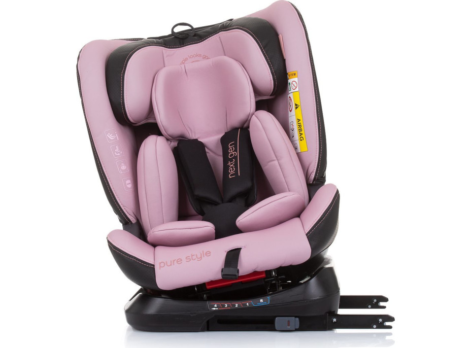 CHIPOLINO Autosedačka 360 i-Size 40-150cm Next Gen Rose Water