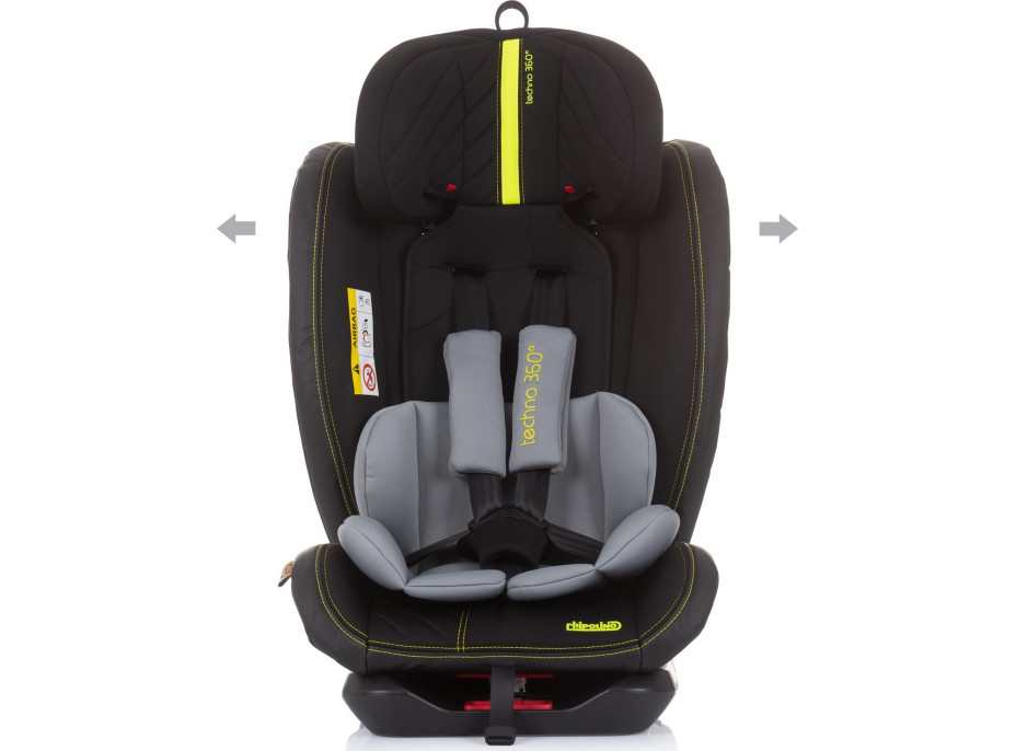 CHIPOLINO Autosedačka Techno 360 Isofix 0-36 kg Glacier