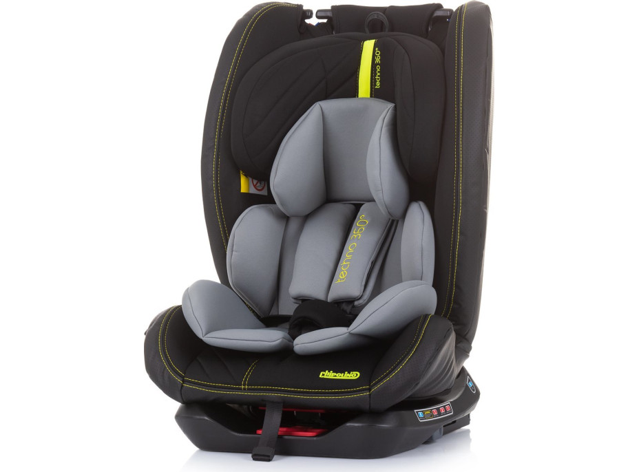 CHIPOLINO Autosedačka Techno 360 Isofix 0-36 kg Glacier