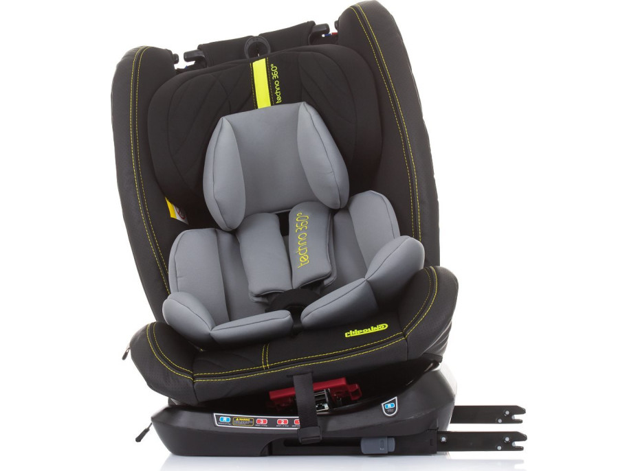 CHIPOLINO Autosedačka Techno 360 Isofix 0-36 kg Glacier