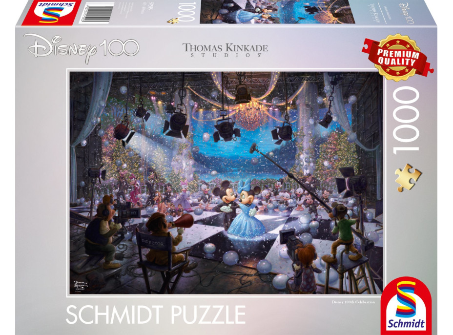 SCHMIDT Puzzle Disney: Oslava 100 rokov (1) 1000 dielikov