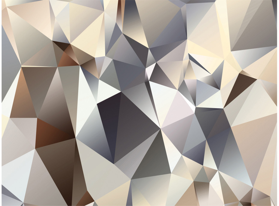Moderné fototapety - Trojuholníky 3D - 360x270 cm