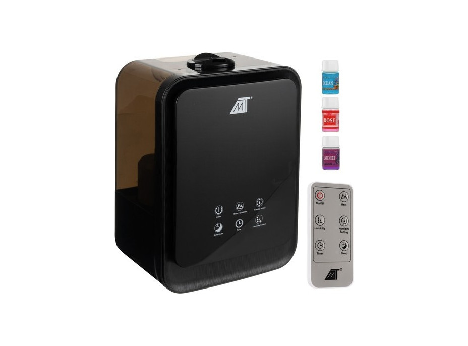 Aromaterapeutický zvlhčovač vzduchu - 4,5 l - čierny