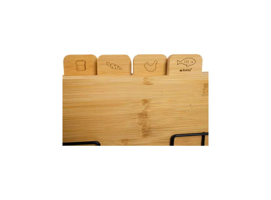 Bambusová doštička - sada 4 ks