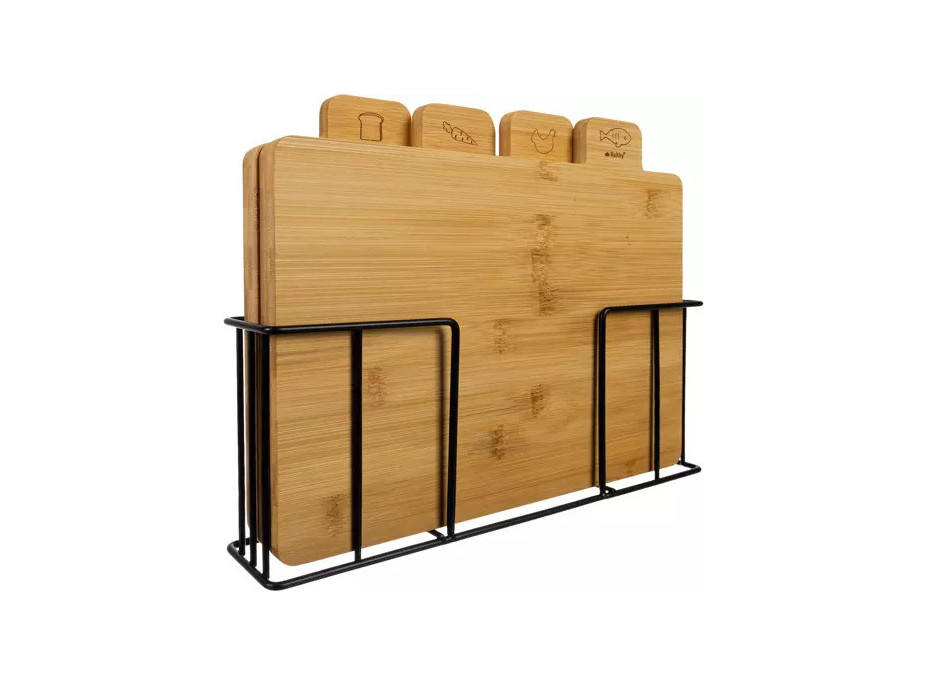 Bambusová doštička - sada 4 ks