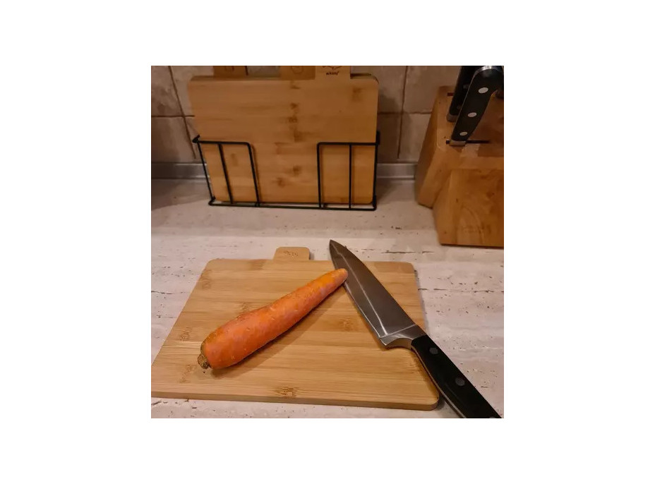 Bambusová doštička - sada 4 ks