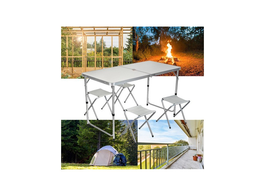 Kempingový set (4 stoličky + stôl)