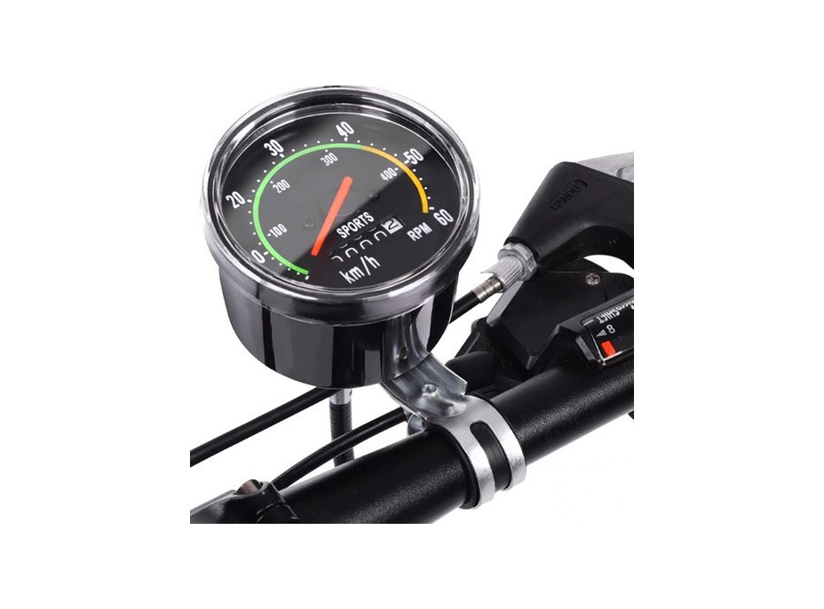 Retro tachometer pre bicykel