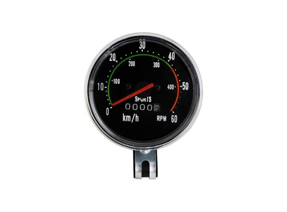 Retro tachometer pre bicykel