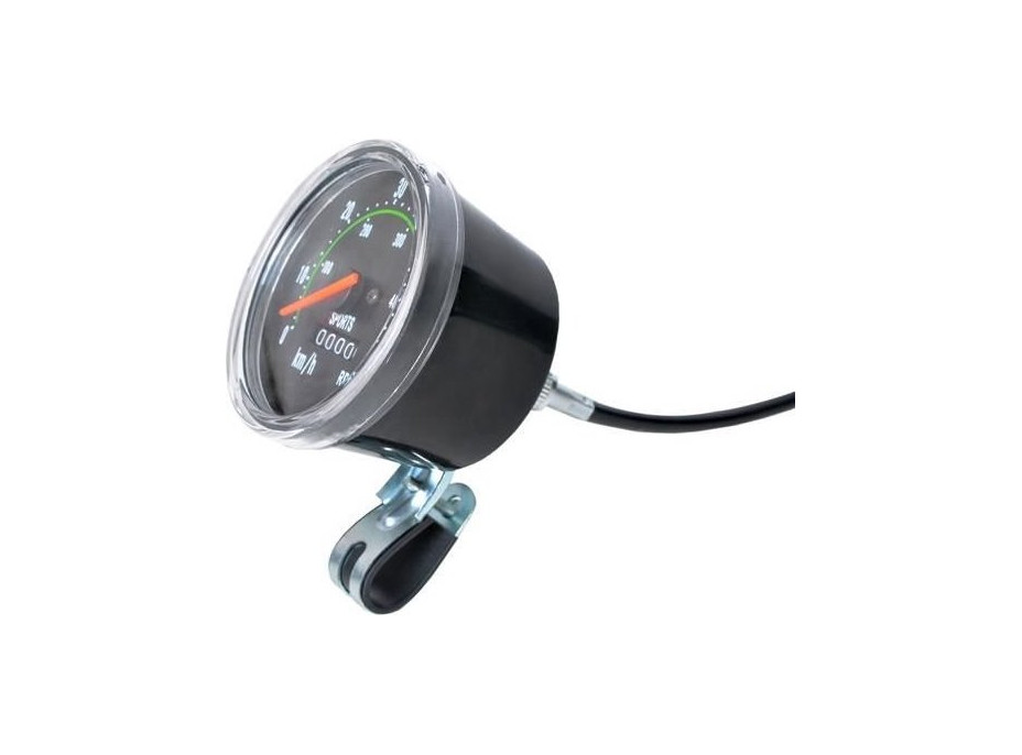 Retro tachometer pre bicykel