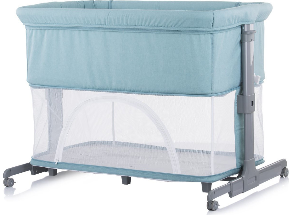 CHIPOLINO Postieľka Mommy 'n Me 2v1 Blue Mint