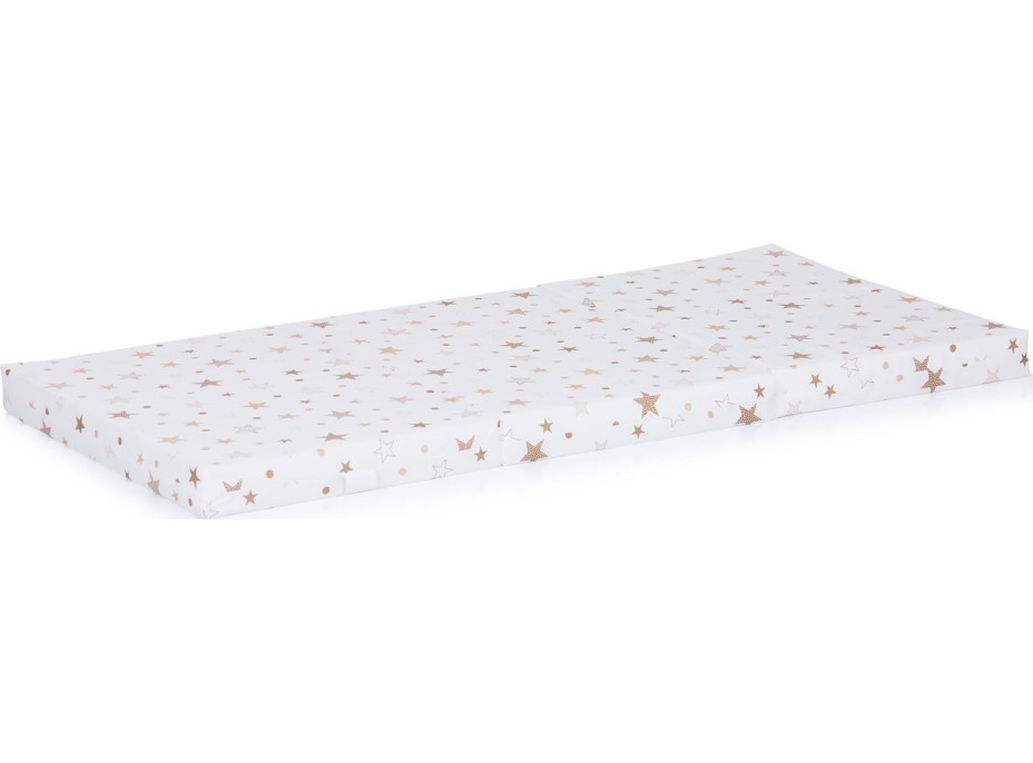 CHIPOLINO Skladací matrac 120x60 cm White,beige stars