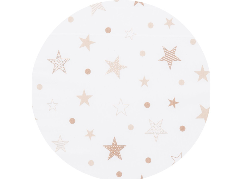 CHIPOLINO Skladací matrac 120x60 cm White,beige stars
