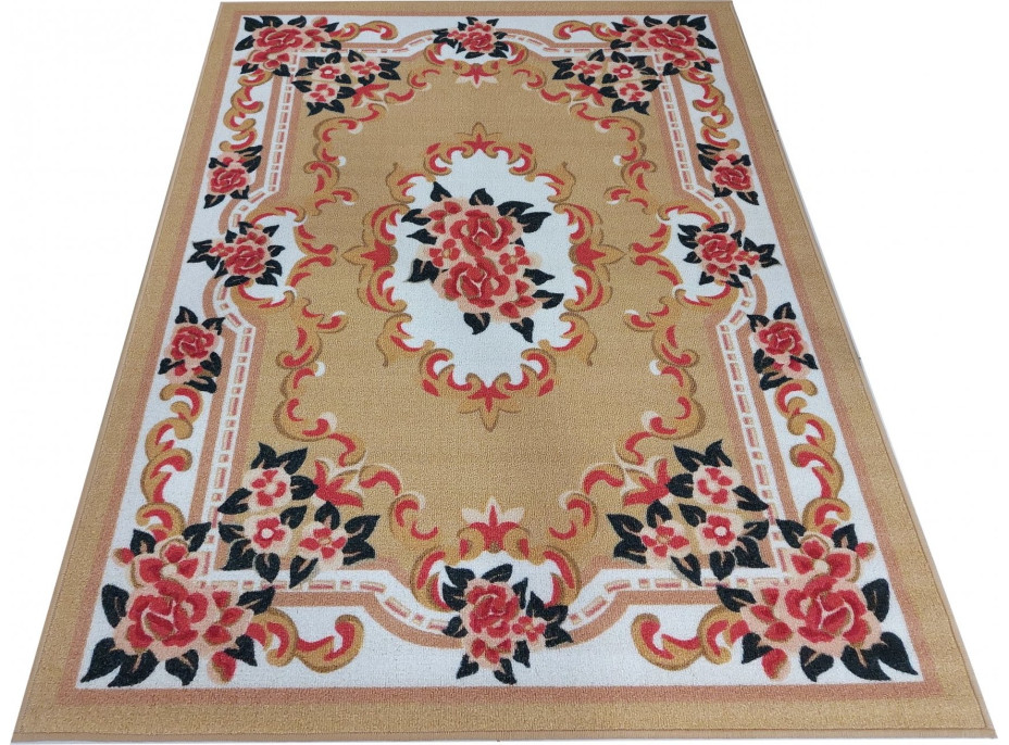 Kusový koberec Geris - horčicový