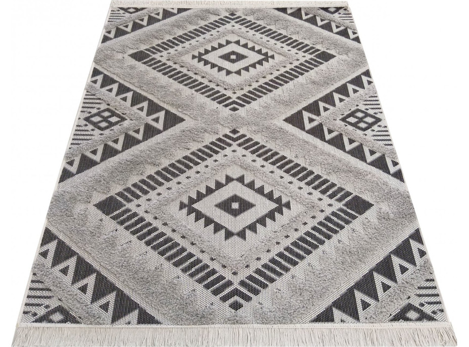 Kusový koberec Peruga - šedý