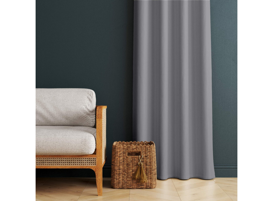 Zatemňovací záves BELLA 135 x 250 cm - šedý