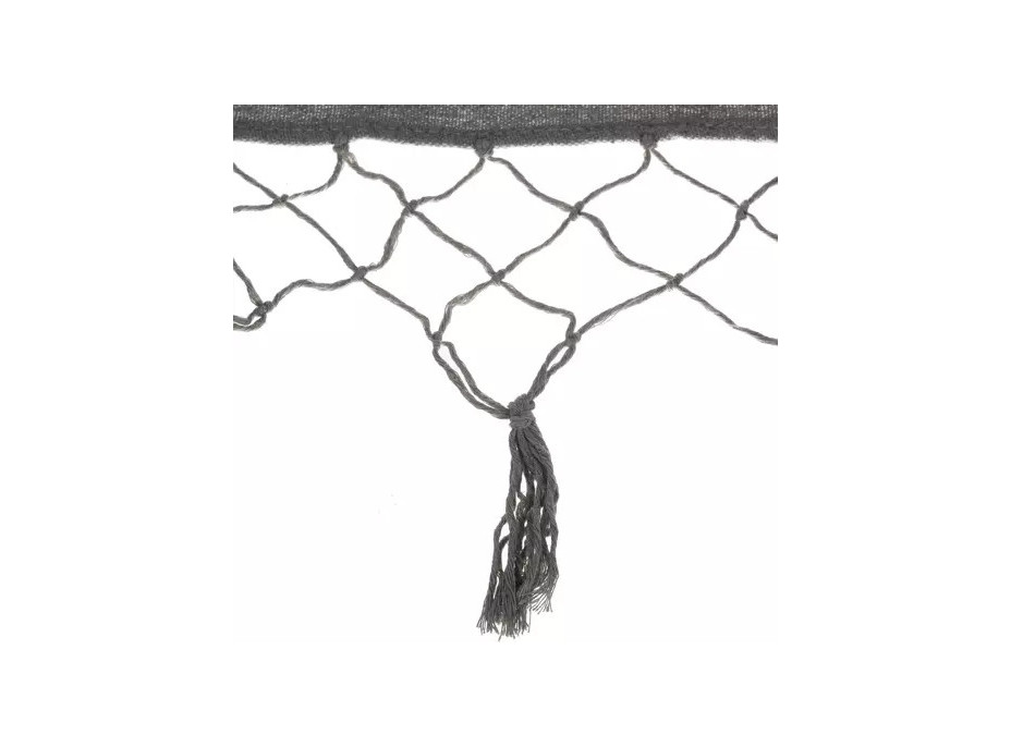 Šedá hojdacia sieť 200 x 100 cm