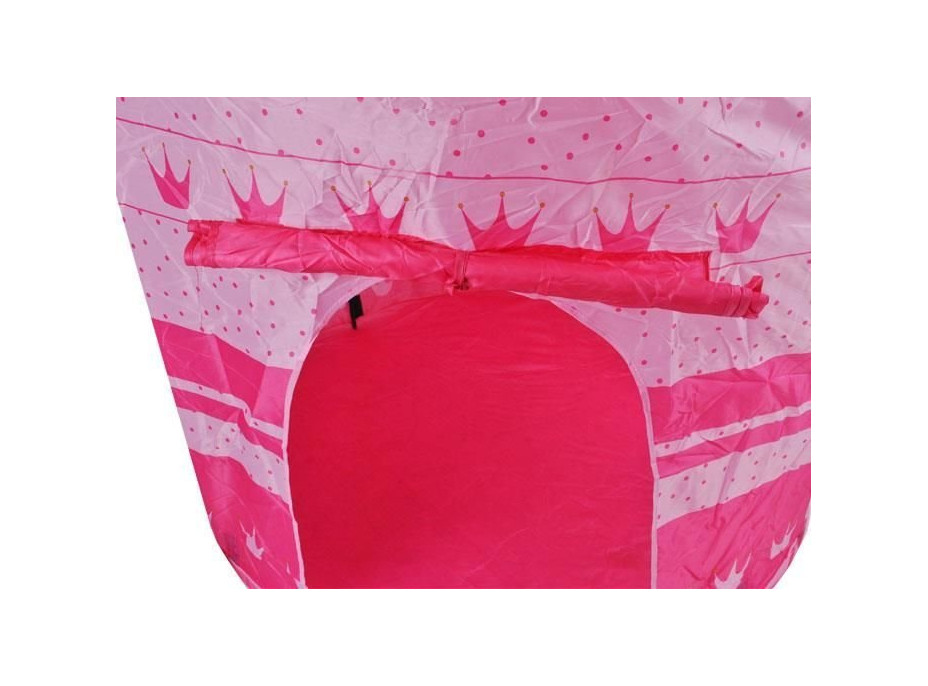 Ružový detský stan