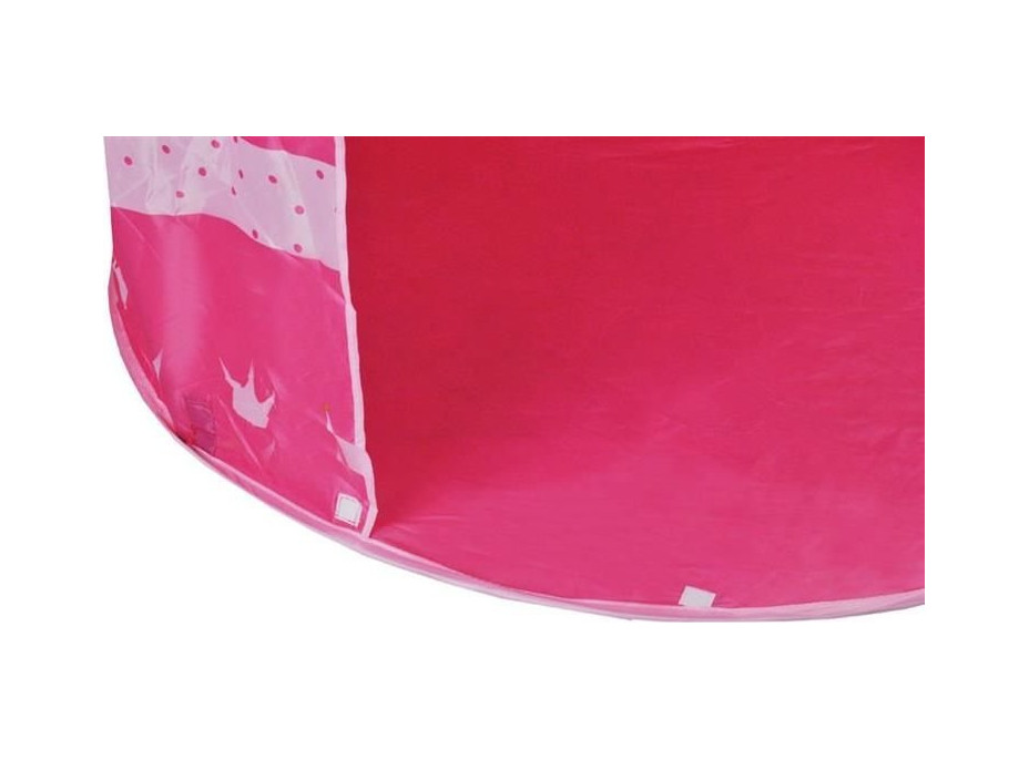 Ružový detský stan