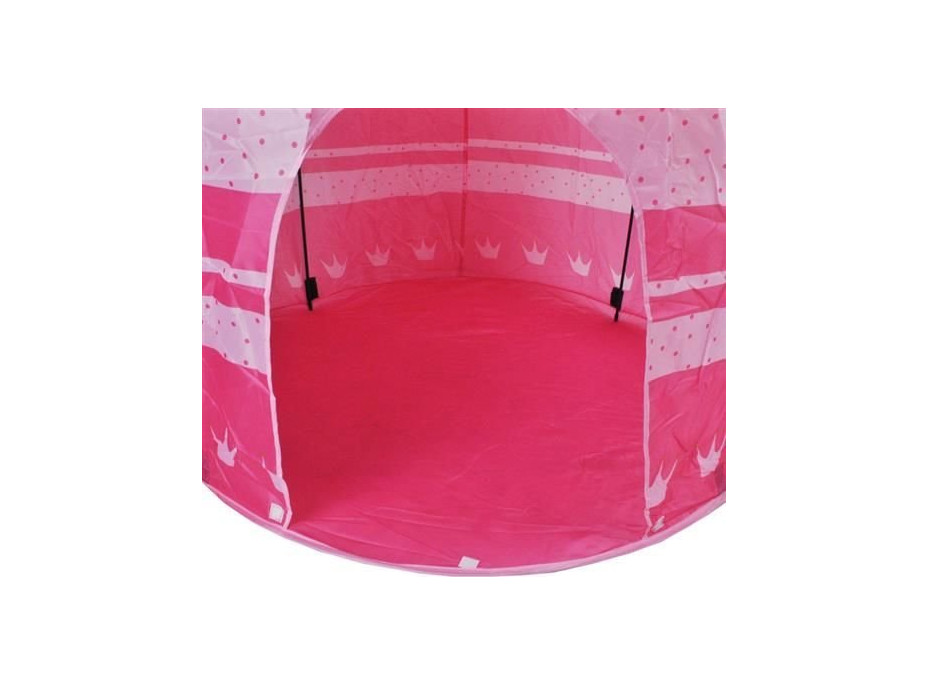 Ružový detský stan