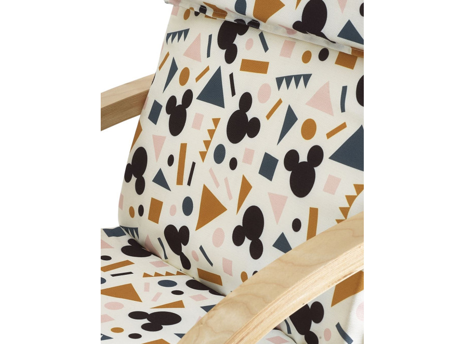 Detské kreslo Mickey Mouse - geometric