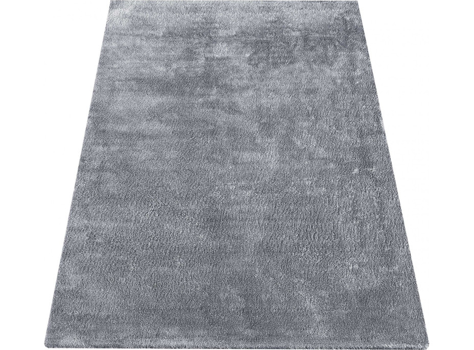 Kusový koberec Shaggy Landigo - šedý