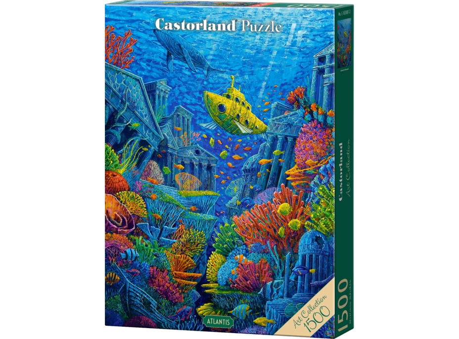 CASTORLAND Puzzle Art Collection: Atlantída 1500 dielikov