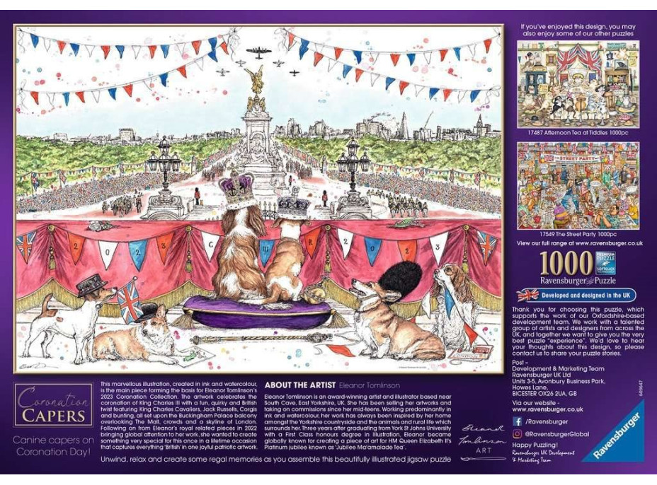 RAVENSBURGER Puzzle Korunovácia 1000 dielikov