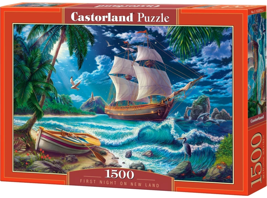 CASTORLAND Puzzle Prvá noc na novom území 1500 dielikov