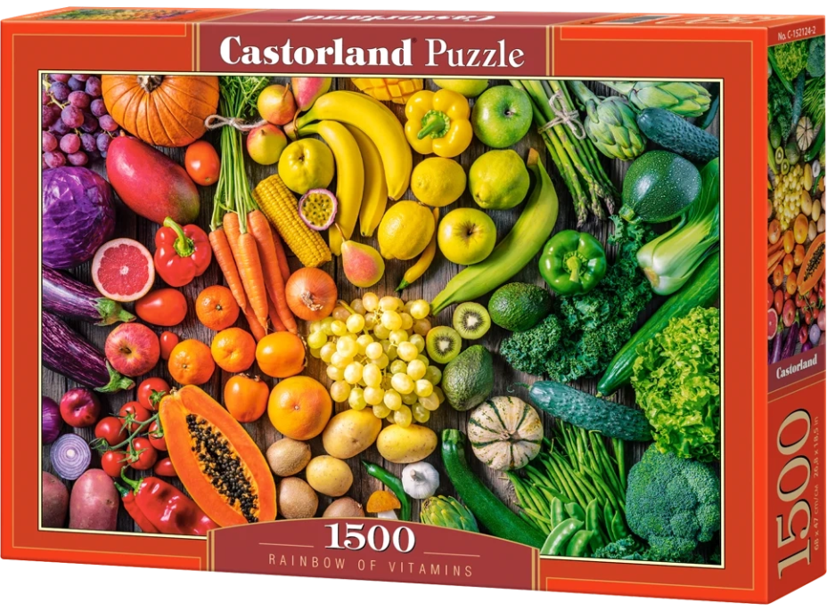 CASTORLAND Puzzle Vitamínová dúha 1500 dielikov