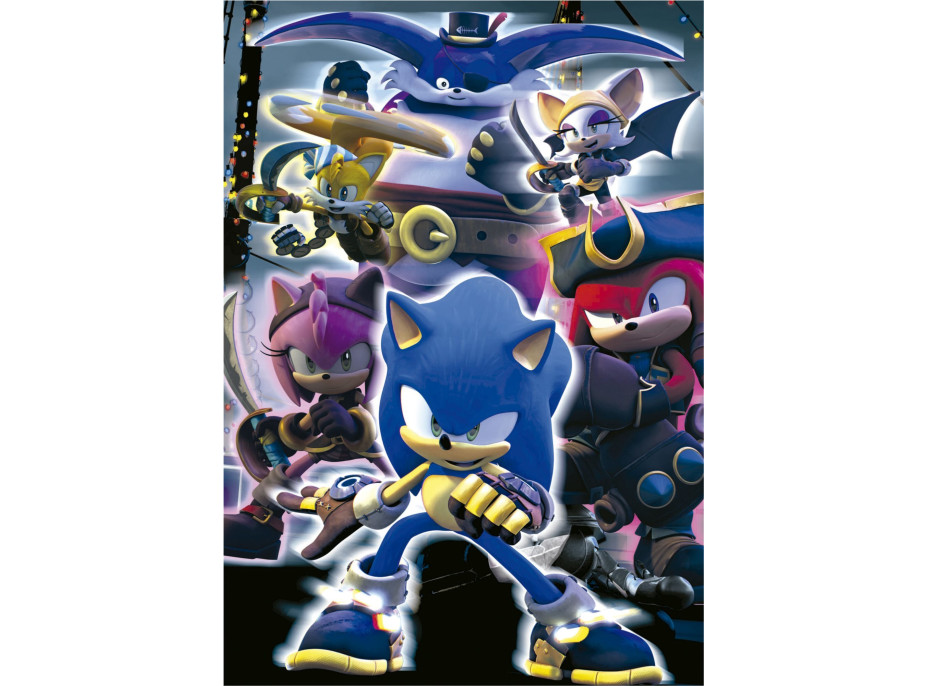 EDUCA Svietiace puzzle Sonic Prime 300 dielikov