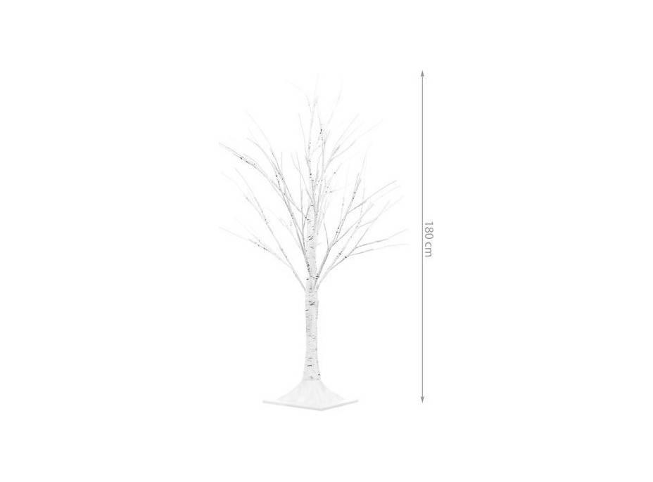 Dekoratívny LED brezový stromček 180 cm